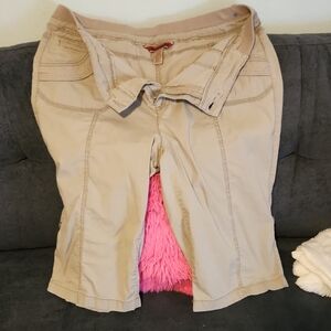 Women’s Cream Bermuda Shorts - Lightweight Everyday Bermudas